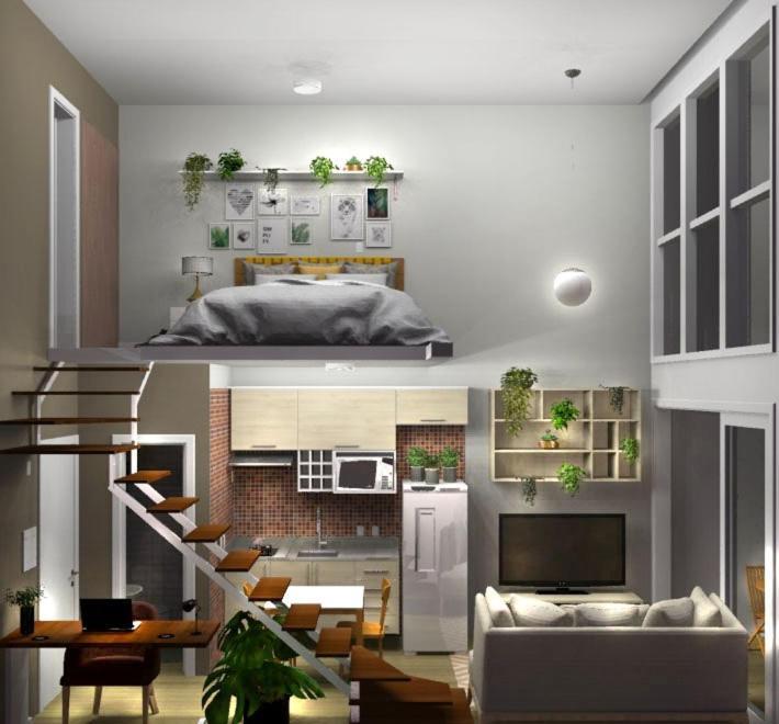 Aconchegante Duplex No Brooklin V Appartement São Paulo Buitenkant foto